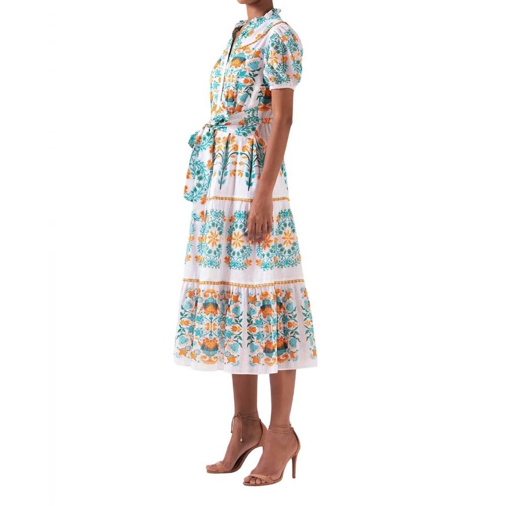 NEW CELINA MOON pippa midi dress in fern noura - Picture 2 of 4